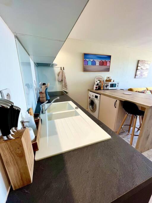 Appartement Duplex Cosy Avec Vue Mer à Cucq Extérieur photo